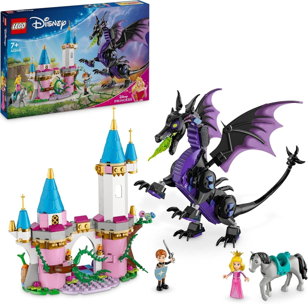 LEGO Ç€ Disney Frozen Elsa's Winter Palace, build and play set for children with model palace and ELSA and Anna minifigures, gift for girls, boys and movie fans from 6 years 43244 Building sets Besuche den LEGO-Store Maleficent as a dragon