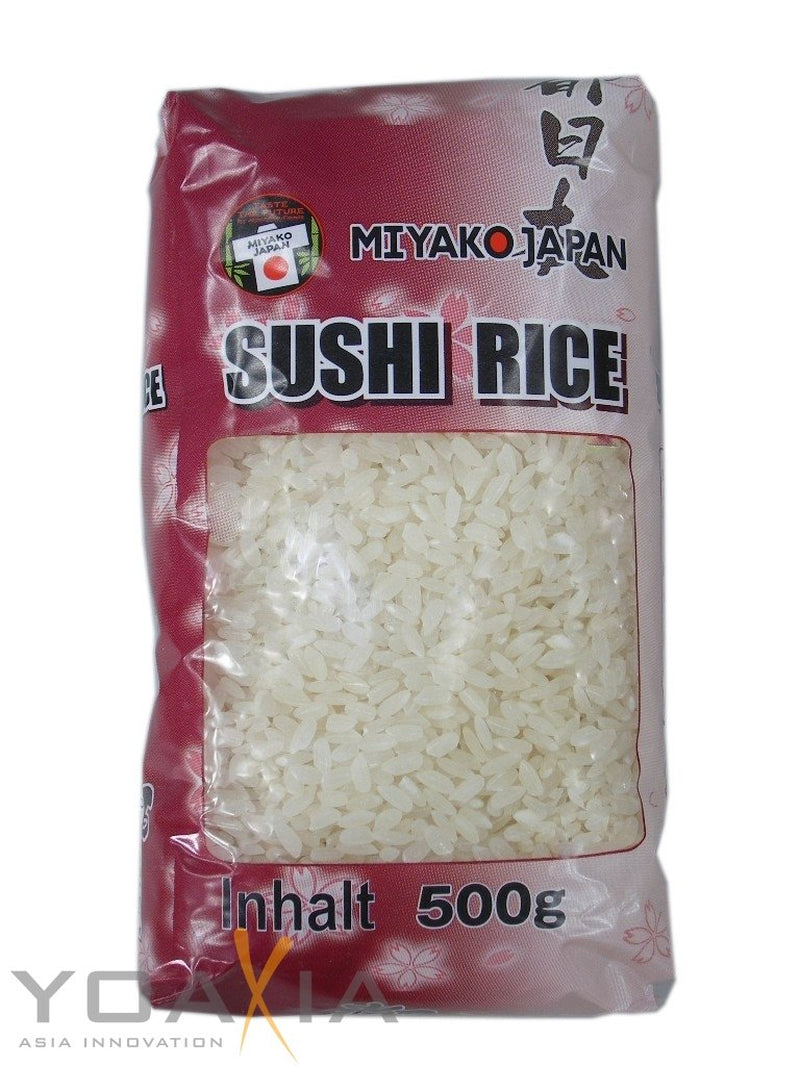 Miyako Japan rice for sushi, round grain, 0.5 kg