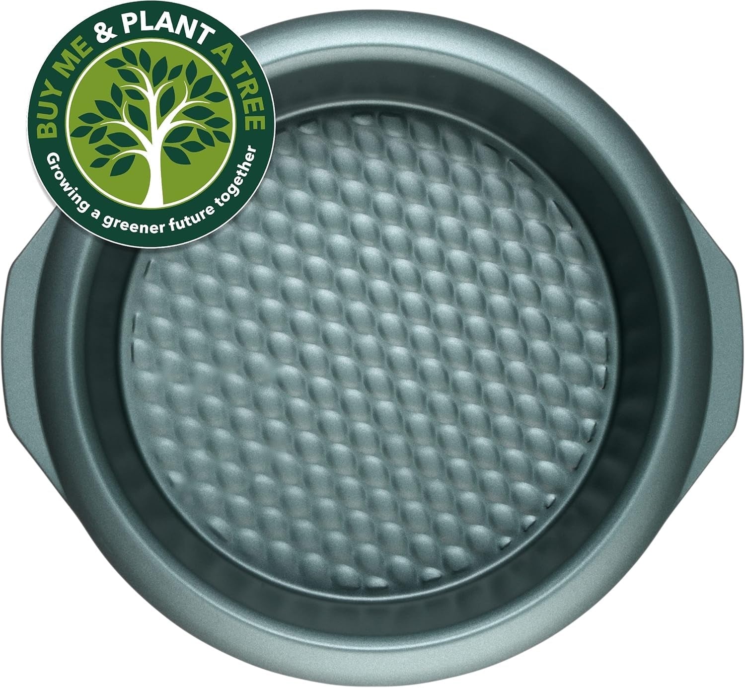 Progress BW09819G2EU7 Shimmer Kollektion, Round Backform Aus Kohlenstoffstahl Mit Antihaftbeschichtung, Ideal Für Pies, Kuchen, Torten Und Quiches, 28 Cm, Grün Molds and baking trays Naty Shop