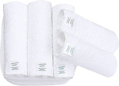 Reusable wipes for children 100% Terry cotton (25 pack - 15X15Cm - white) unscented, washable, ultra soft and super absorbent Mother and Child Naty Shop