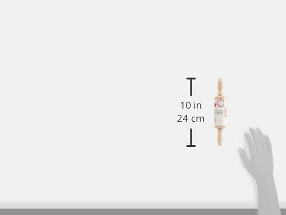 31526 Teigrolle Mini, Holz, 23.5 x 4.5 x 4.5 cm (Packung mit 2)