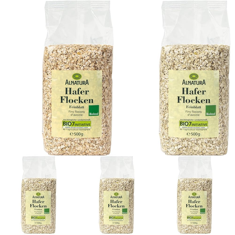 Organic oatmeal, small flakes, 500g (1 pack)