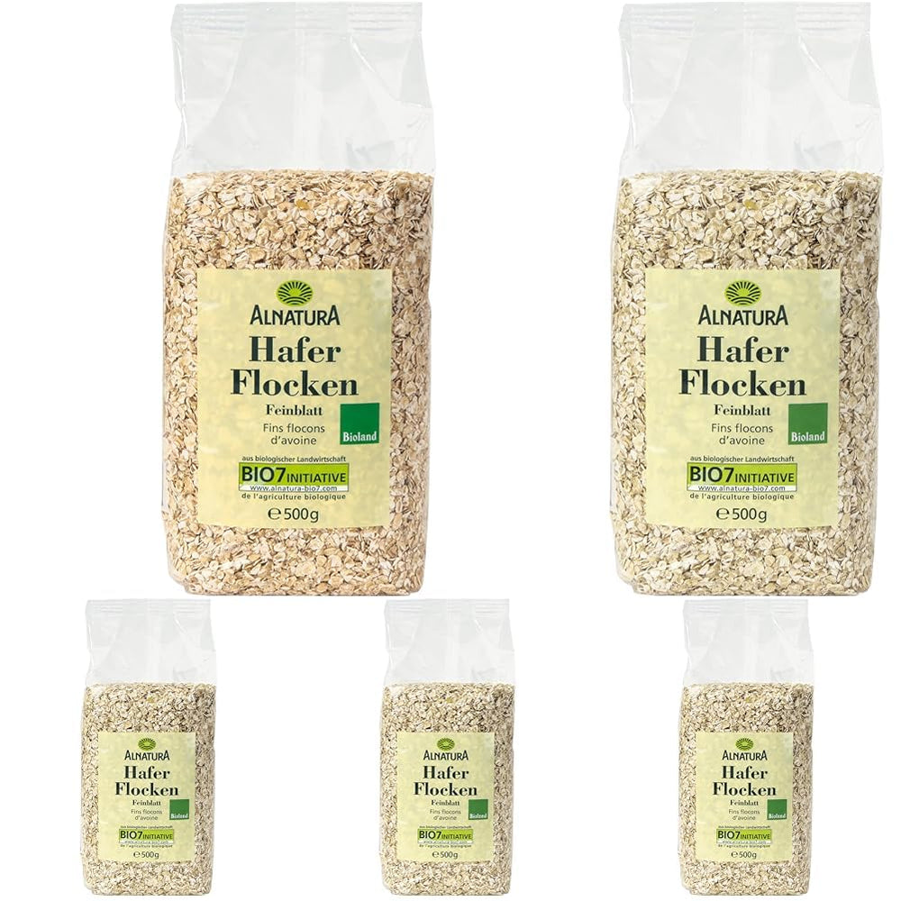 Organic oatmeal, small flakes, 500g (1 pack)