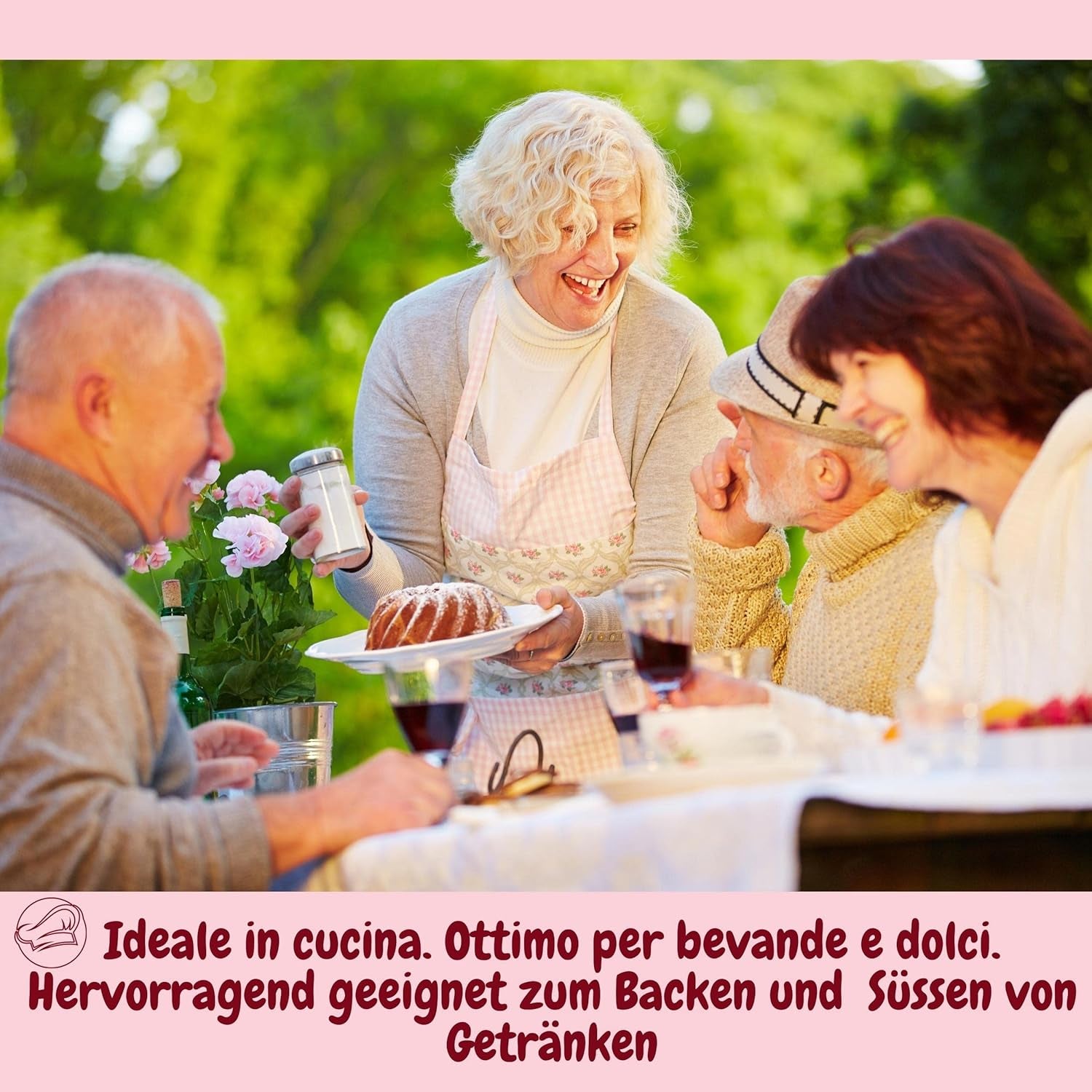 Stevia 1:1 (Erythrit - Stevia) - Natürlicher Zuckerersatzstoff, 1000 G Sweeteners Naty Shop