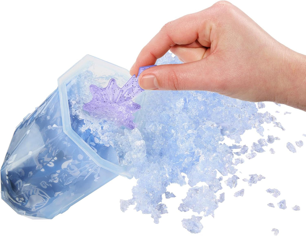 Mattel Disney Frozen Ice Reveal Squishy Ice Gel Doll and 6 Surprises, including Friends figure and accessories (dolls may vary) HRN77 Naty Shop Dolls