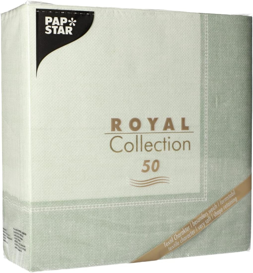 PAPSTAR 50 șervețele ROYAL Collection 1/4-fold 40 Cm X 40 Cm Pink Linum