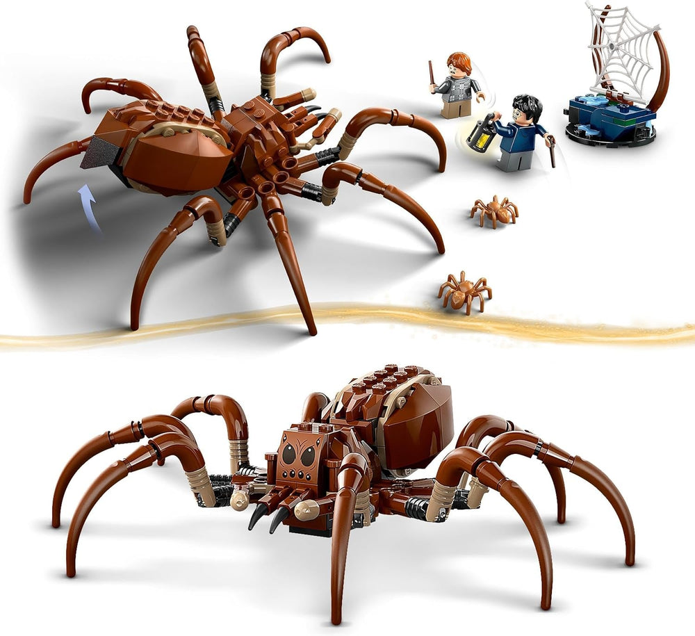 LEGO Harry Potter Aragog in the Forbidden Forest, Spider Fantasy Playset, Mythical Creature, 2 Minifigures, Magical Gift for Boys, Girls and Fans Age 7+ 76434 Building Sets Besuche den LEGO-Store
