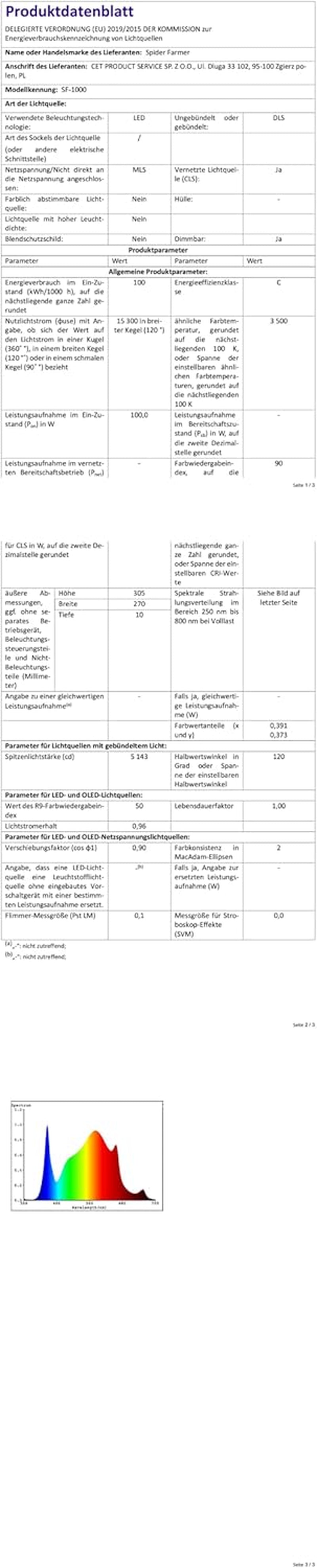 Spider Farmer SF1000 Full Spectrum Dimmable LED Grow Light, Samsung LM301H EVO Diode, 70x70x160cm Full Grow Tent Kit, Hydroponic Grow Tent Set, Ventilation System