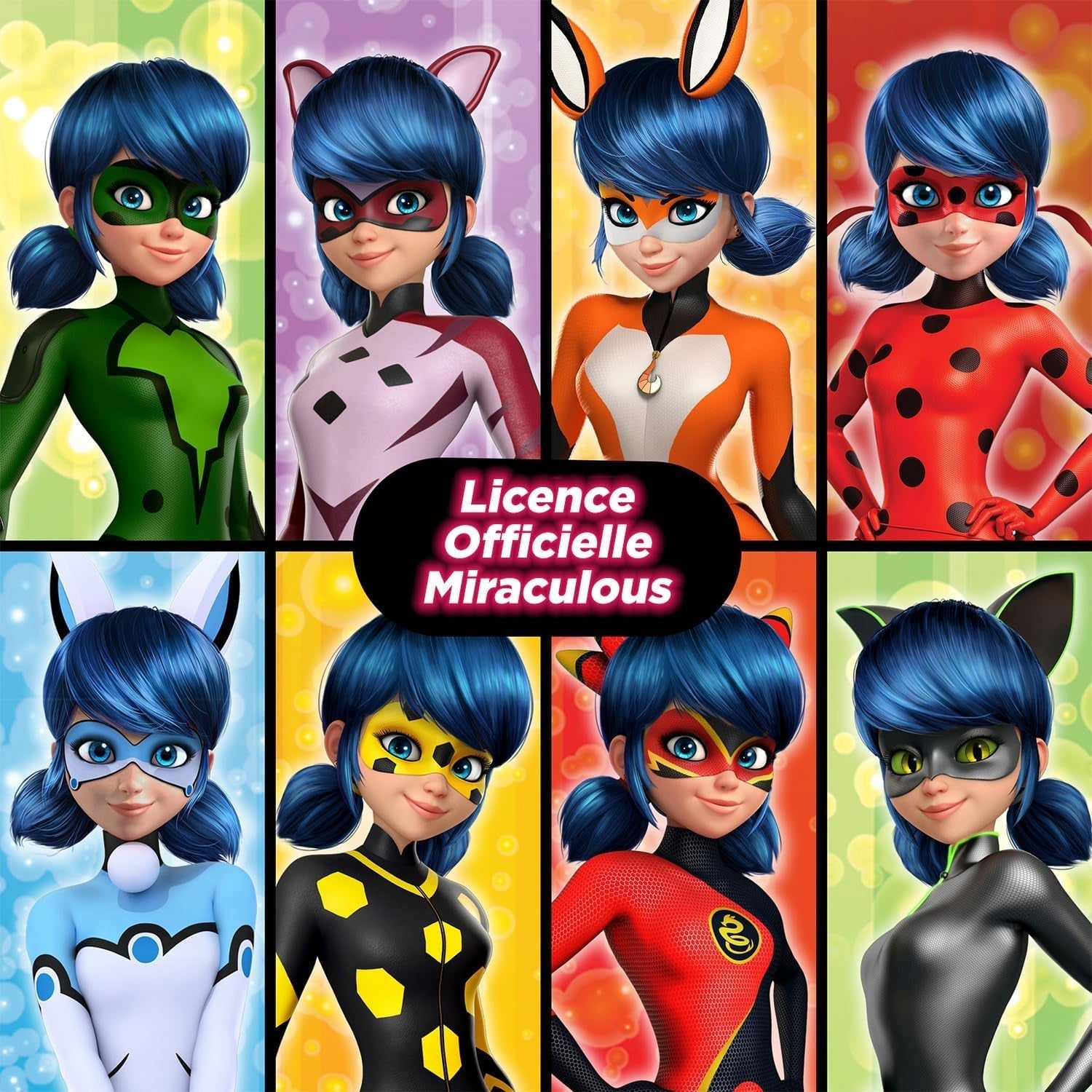 Bandai - Miraculous Ladybug - Doll Marinette Color Change Surprise - Miraculous Jointed Doll, 26 Cm + 3 Surprises - Random Model - P50390 Dolls Naty Shop