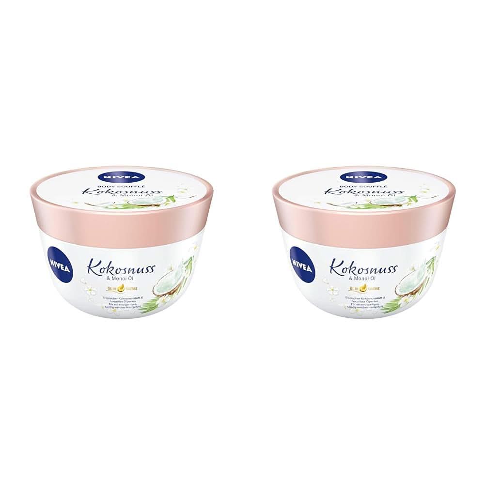 NIVEA Body Soufflé Coconut & Monoi Oil, 200 ml Cosmetics and Beauty Naty Shop