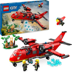LEGO City Firefighting Plane, Toy Airplane Firefighter Set for Kids, Building Set with 3 Firefighter Figures and Fire Scenery, Great Gift Idea for Boys and Girls 6 Years Old 60413 Building Sets Besuche den LEGO-Store Single