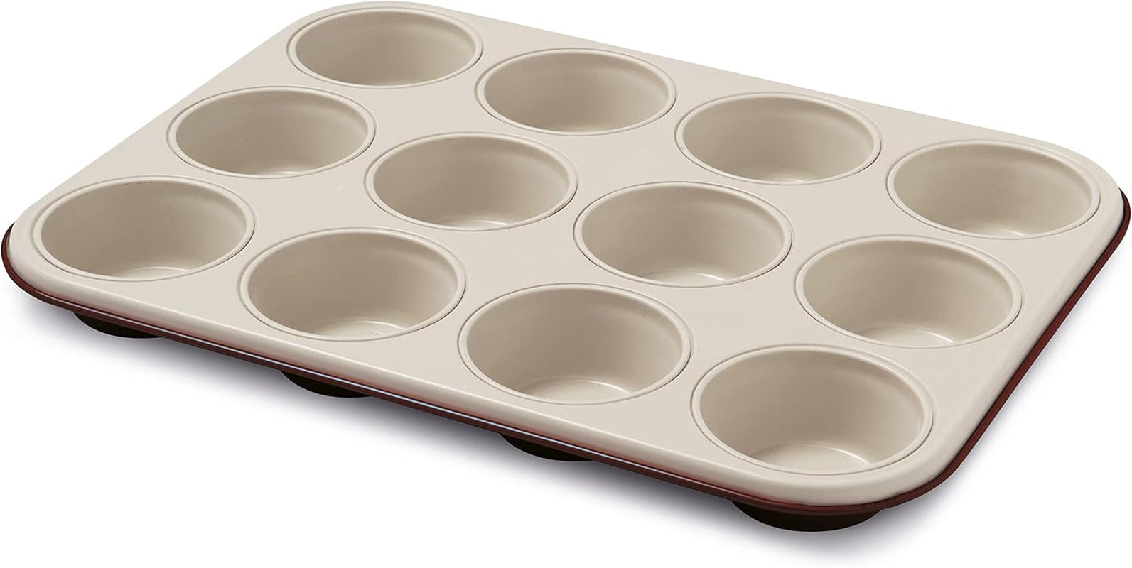 Blackstone Kuchenform 12 Muffins, Stahl, Schwarz/Grau Stein, 6 Einheiten Molds and baking trays Naty Shop 12 Muffins Linie Chocoforme