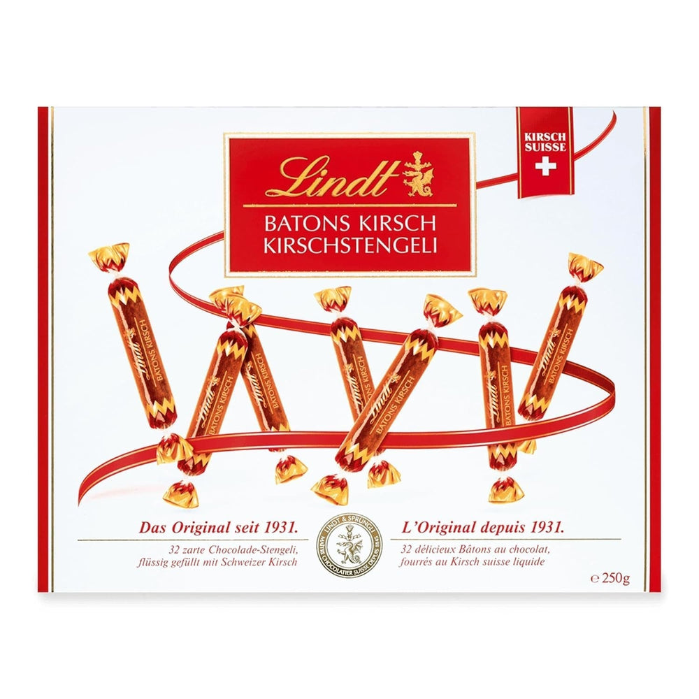 Lindt with cherry liqueur, chocolate gift with Naty Shop alcohol