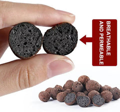 Coarse-Grained Clay Granules, Expanded Clay Granules, Plant Granules, Expanded Clay 1L Hydroponic Planting Substrate, 5-8mm Granulation Clay Granules