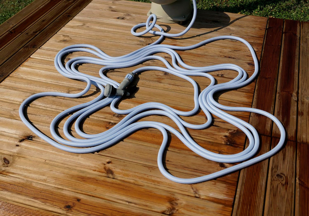 Furtun de grădină extensibil până la 7,5 metri, 1/2" (12,5 mm), cu duș de mână și 8 funcții, Idroeasy