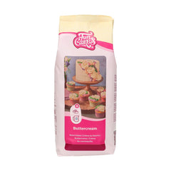 Funcakes Mix Für Buttercreme: Einfach Zu Berübenen, Cremig, Perfekt Zum Dekorieren, Abdecken Und Füllen Von Kuchen, Belag Auf Cupcakes, Halal., 1 Kg Mix for baking and cooking Naty Shop 1 Kg (1Er Pack) Vanille.