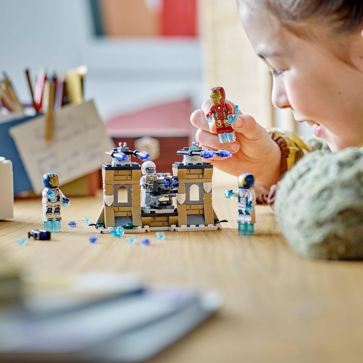 LEGO Marvel Iron Man & Iron Legion Vs. Hydra Soldier, Avengers Building Toy, Creative Playset for Kids and Superhero Fans, Gift for Boys and Girls 6 Years Old 76288 Building Sets Besuche den LEGO-Store