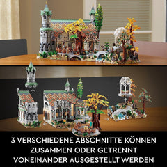 LEGO Icons The Lord Of The Rings: Rivendell - Adult collection and display set with 15 unique minifigures including Gandalf, Legolas, Aragorn and Frodo, exclusively on Amazon - 10316 Building sets Besuche den LEGO-Store