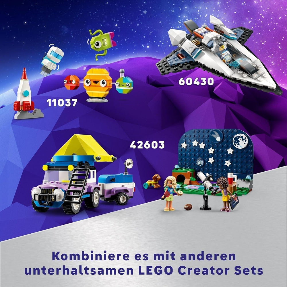 LEGO Classic Creative Space Planets Solar System Building Model for Kids Space Toy with Rocket Spaceship Planets and Aliens Gift for Children 5 Years Old Boys and Girls 11037 Building Sets Beuche den LEGO-Store