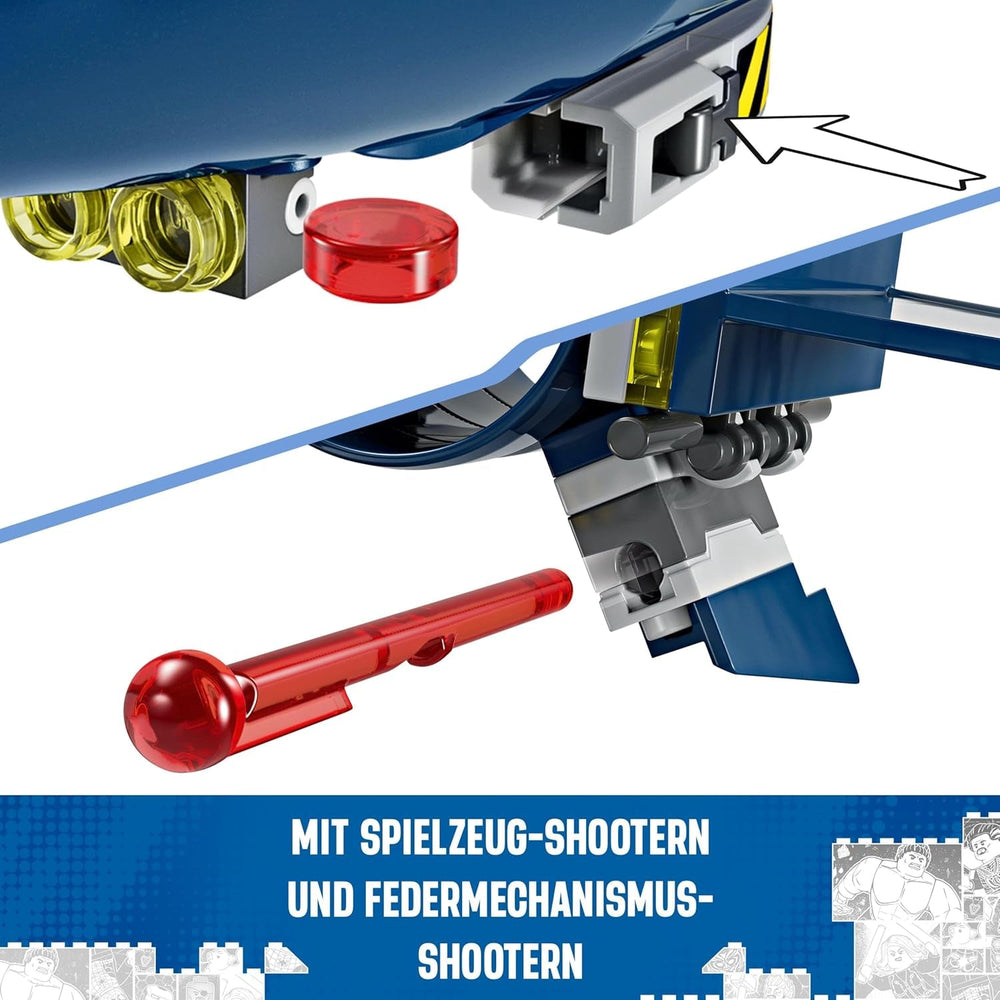 LEGO Marvel X-Jet The X-Men Building Model Plane with Figures Including Wolverine and Rogue Superhero Toy for Kids Gift for Boys and Girls 8 Years Old 76281 Building Sets Beuche den LEGO-Store