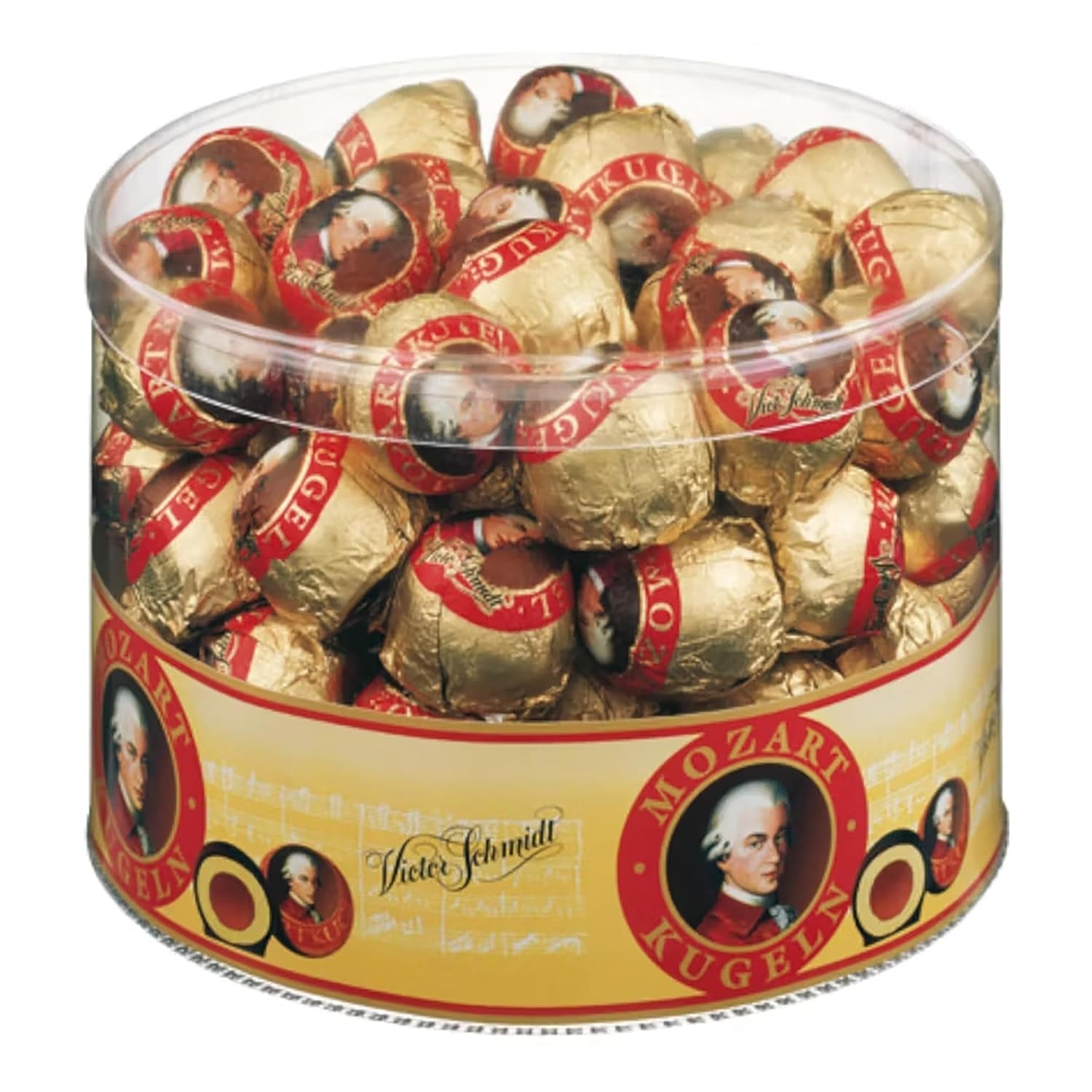 Mozartkugeln – Originals from Austria – Fine chocolates with nougat and marzipan – 825g (1 package)