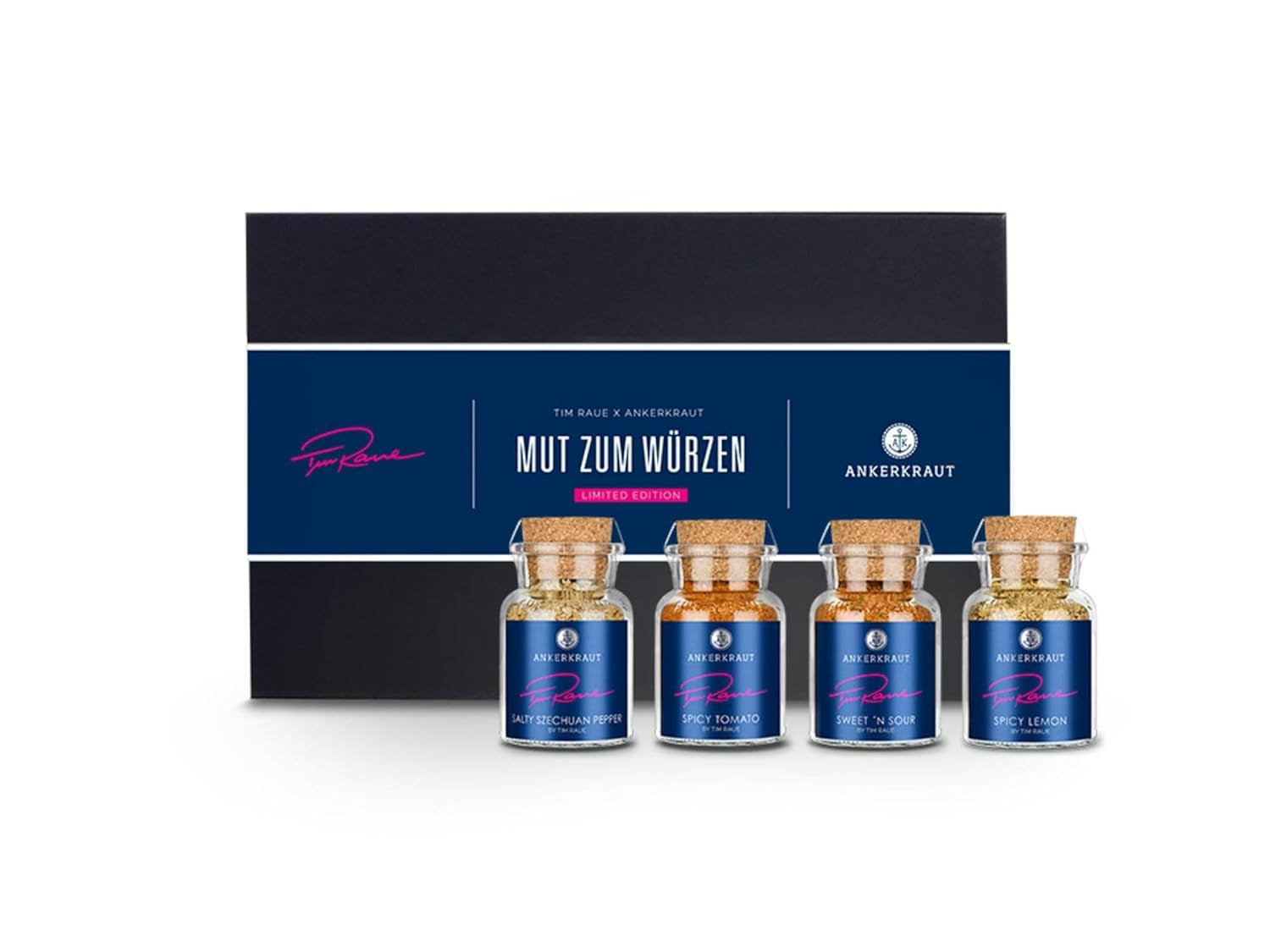 Ankerkraut Smoky Fries by Tim Raue, Mischung würzender Ingredient für Pommes Frites, Gourmet Pommes mit Rauch-Aroma, 145 g in Korkenglas