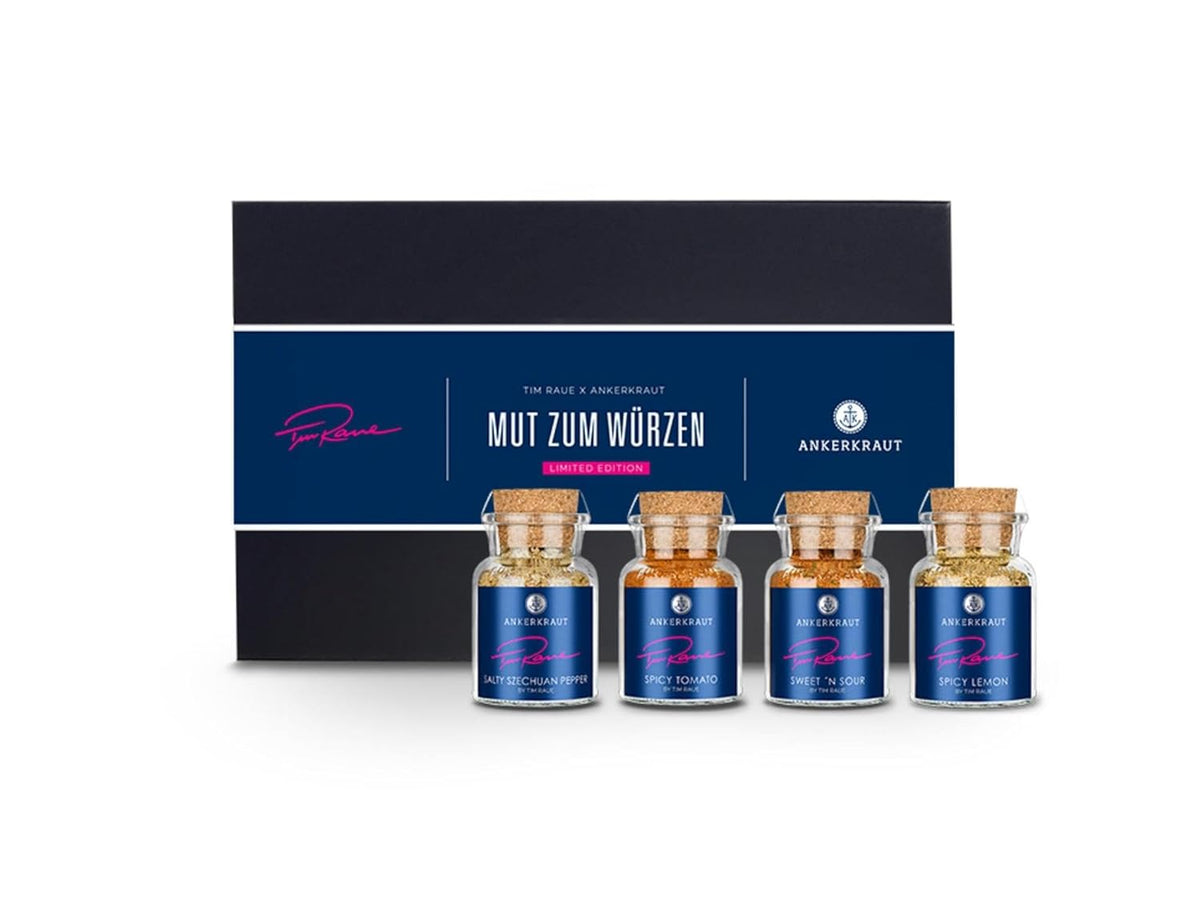 Ankerkraut Smoky Fries by Tim Raue, Mischung würzender Ingredient für Pommes Frites, Gourmet Pommes mit Rauch-Aroma, 145 g in Korkenglas