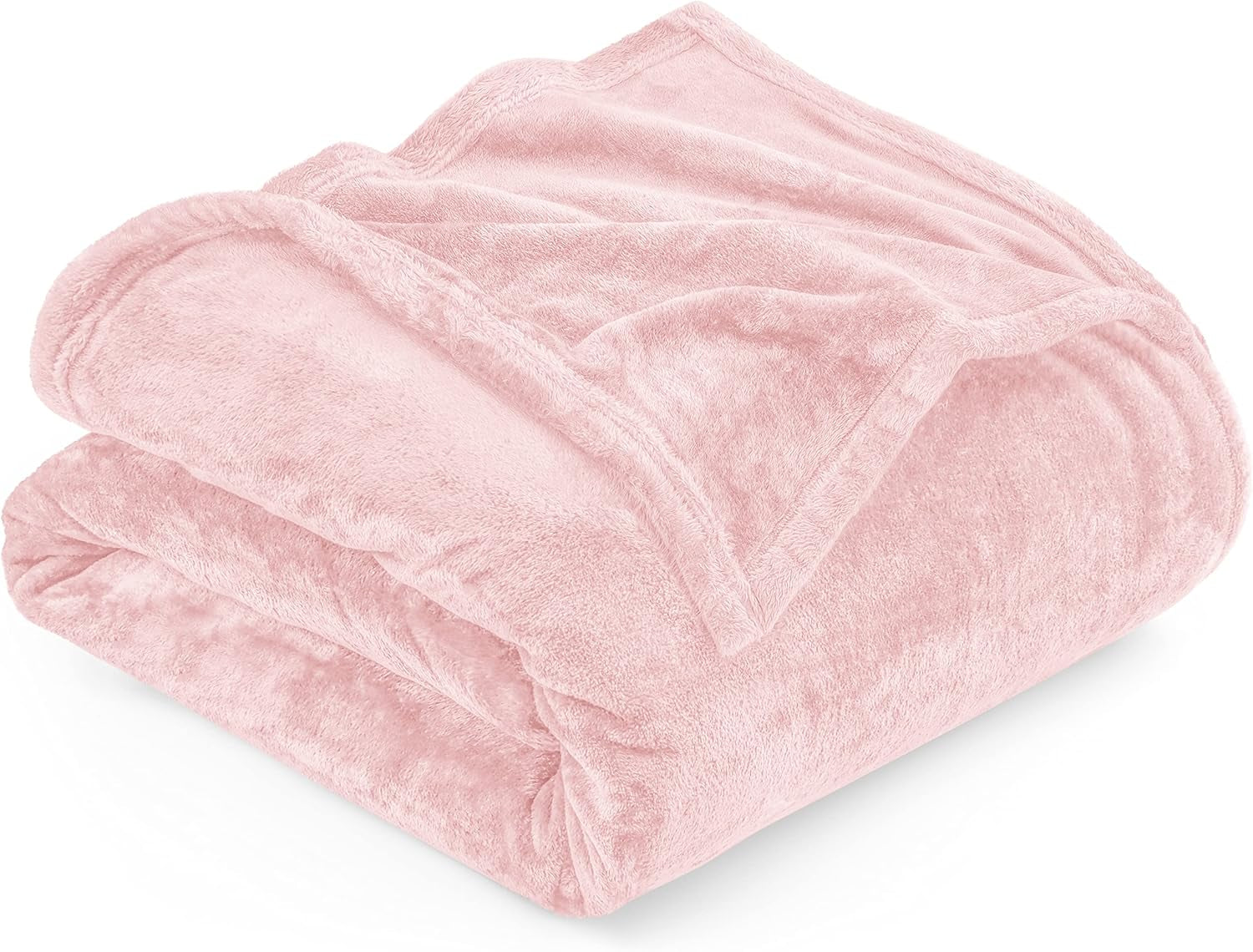 Utopia Bedding Cozy Fleece Blanket [228X228 Cm, Grey] Soft, Light, Warm and Fluffy Blanket Comfortable and Breathable Blanket for Bed Sofa Couch Beds and Blankets Besuche den Utopia Bedding-Store Pink 228X167 Cm