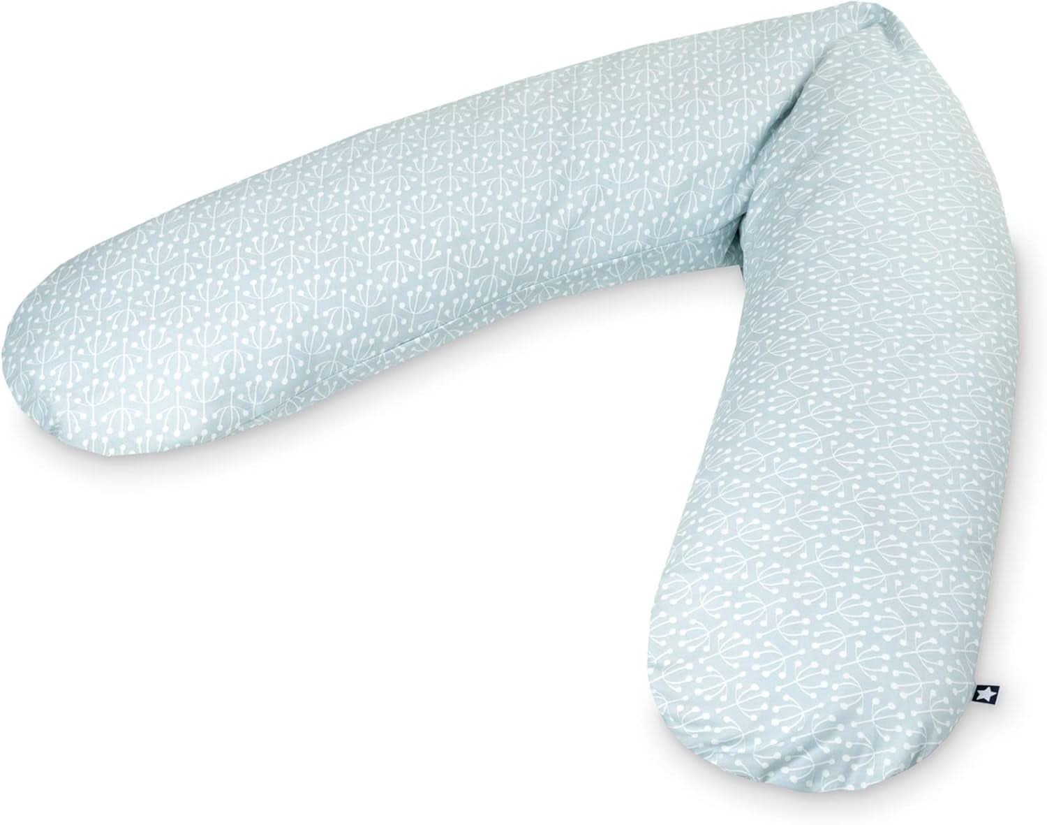 Julius Zöllner pernă de alăptare din jersey aprox. 190 cm | umplutură 42 litri microperle Eps | Fabricat în Germania | capac din jersey 100% bumbac Accesorii Hrana si Alaptare Bebe Naty Shop Plante