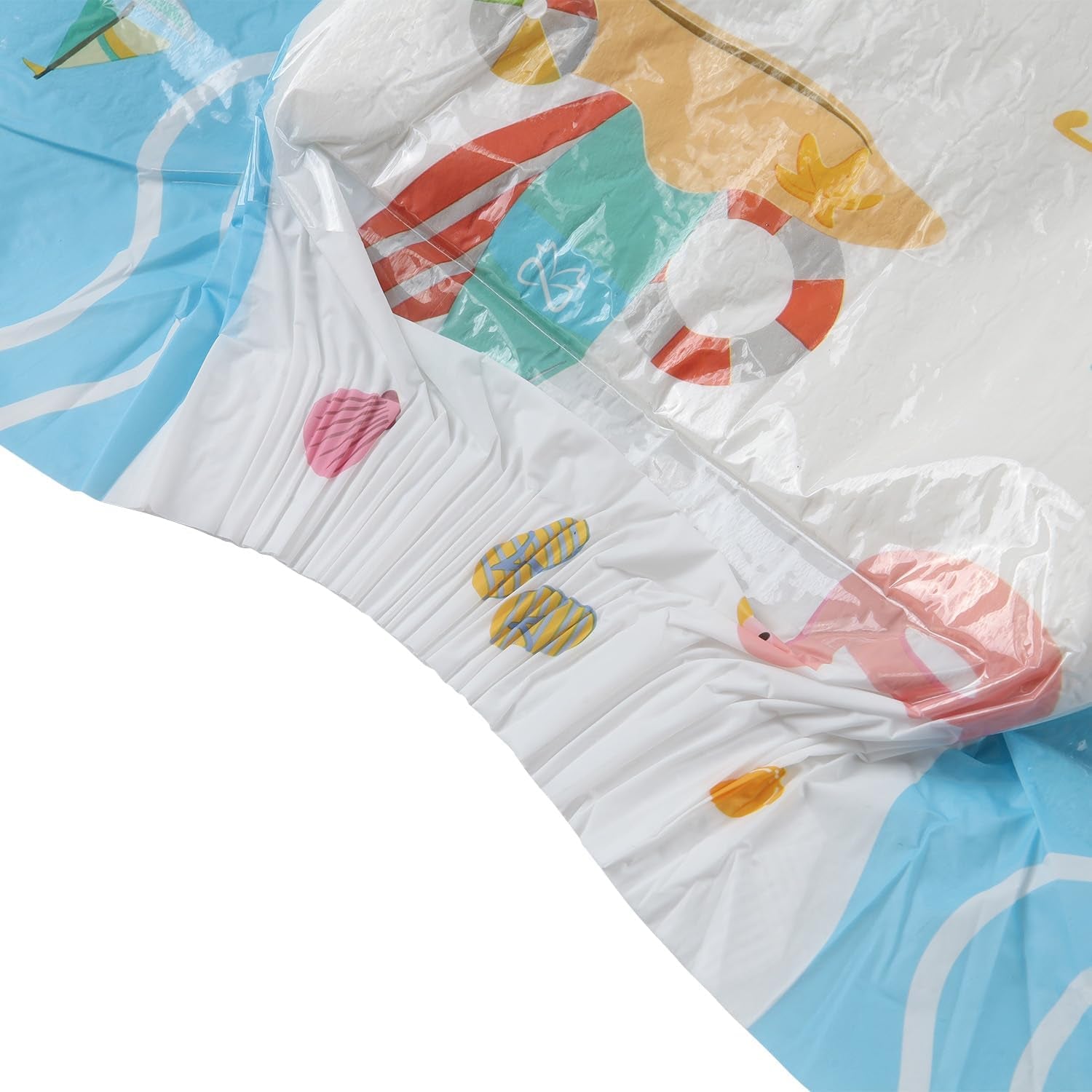 CutiePlusU Adult Diapers, 10 Pack, Disposable Sheet Diapers for Women and Men, Maximum Absorbency Overnight - I Love Summer (Medium Size 71-96cm)