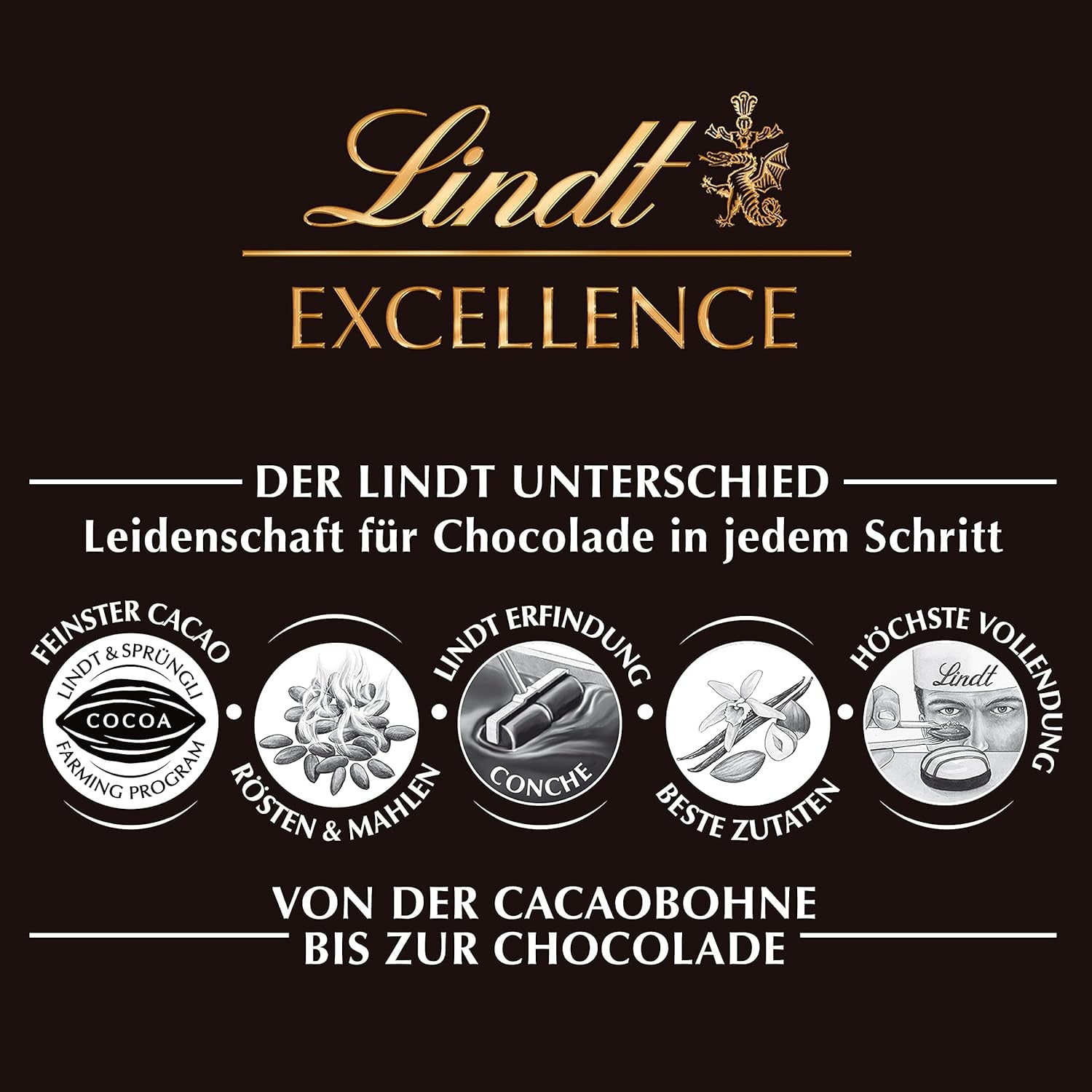 Lindt Chocolate | EXCELLENCE Mild Stick 70% | 100g | Mild dark chocolate with an intense cocoa flavor | Vegan chocolate bar