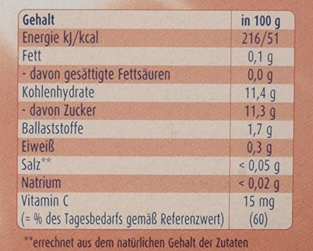 Peach-banana in apple juice, pack of 6 ( 6 X 4 X 100 G ) Mother and Child Naty Shop