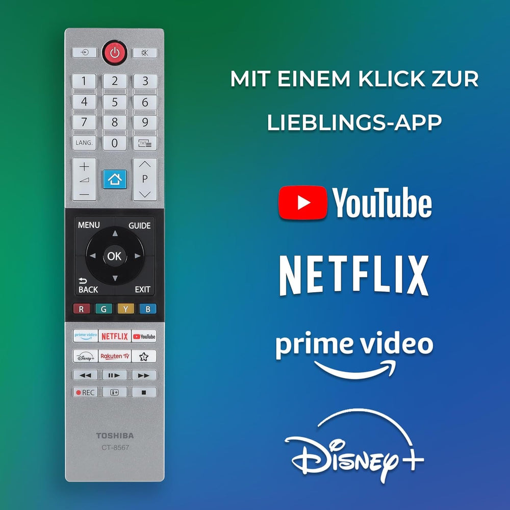 Televizor Toshiba 40LV2E63DAZ de 40 de inci/TV inteligent VIDAA (Full HD, HDR, tuner triplu, Bluetooth, Dolby Audio) [2024]