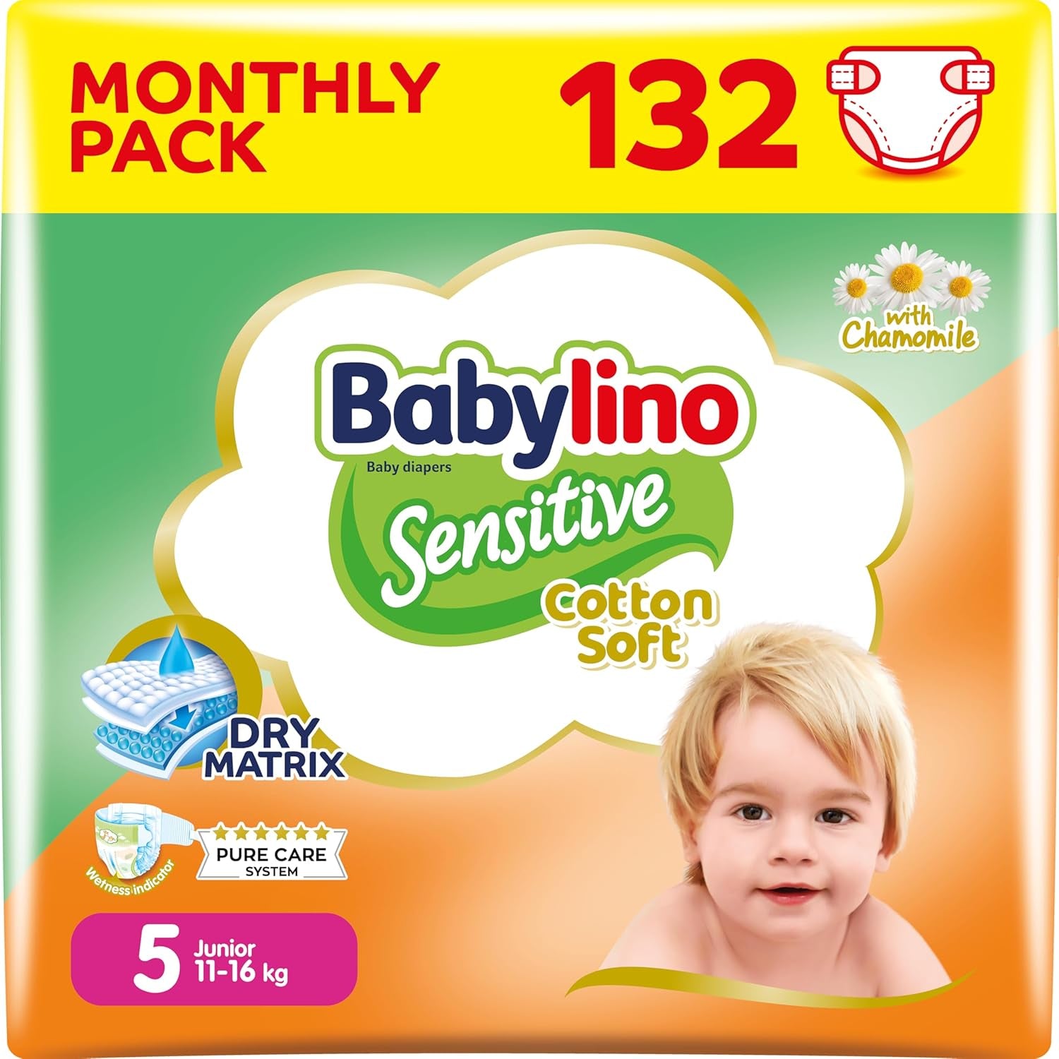 Baby diapers Sensitive size 4, Maxi (8-13 kg), 20 pieces