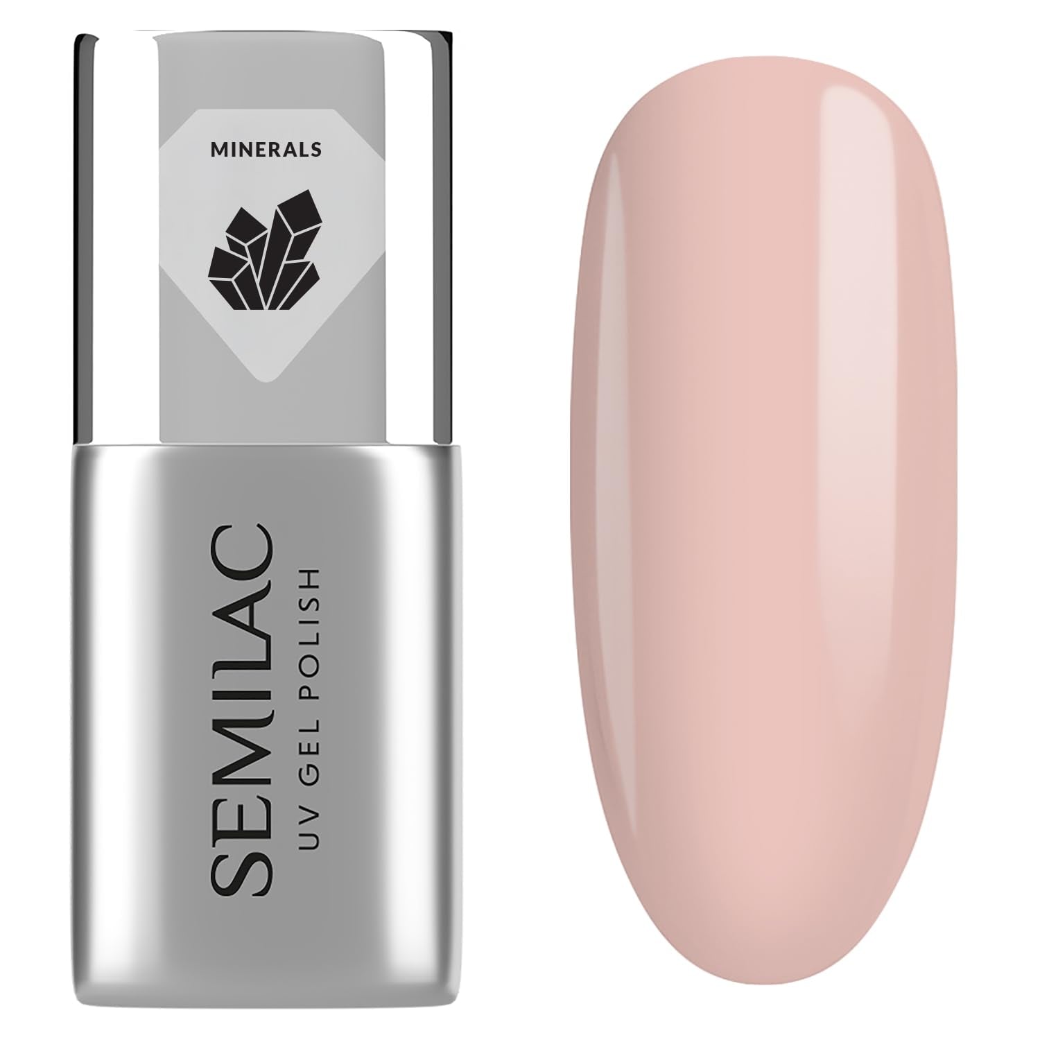 Semilac Pure&Clean UV nail polish base 7 ml – Self-leveling hybrid base for sensitive nails