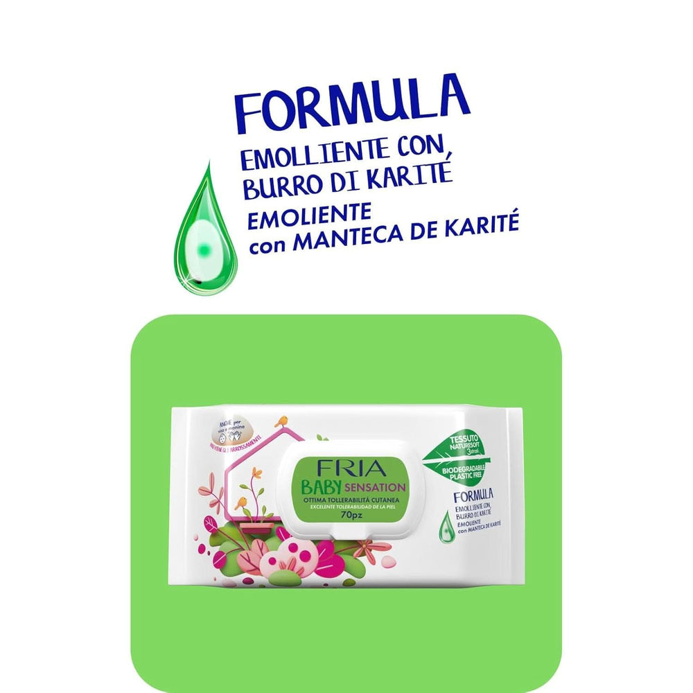 Baby Sensatios with lid, 72 wipes Baby Wet Wipes Naty Shop