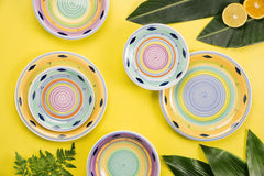Set de veselă Excelsa Esprit, ceramică, multicolor, 18 piese