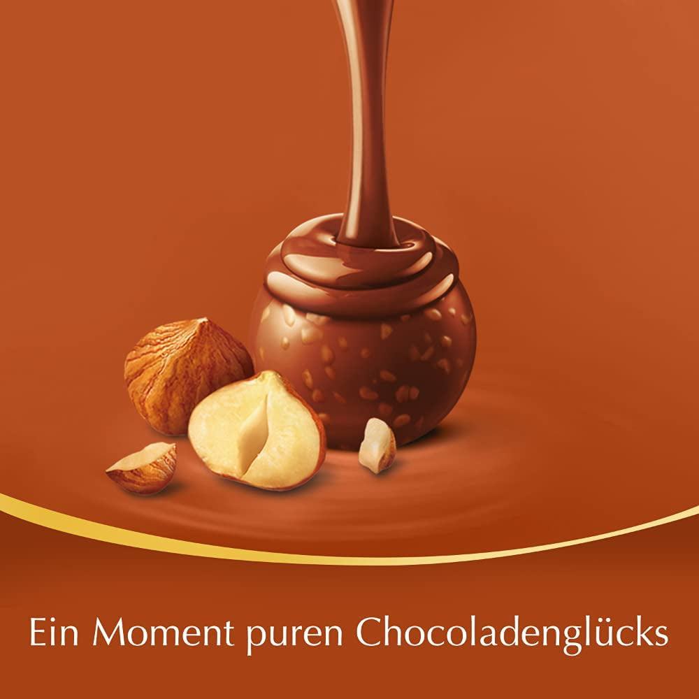 LINDOR chocolate balls with hazelnuts, 1 kg bag + Johnnie Walker Sherry barrel 0.7 liters