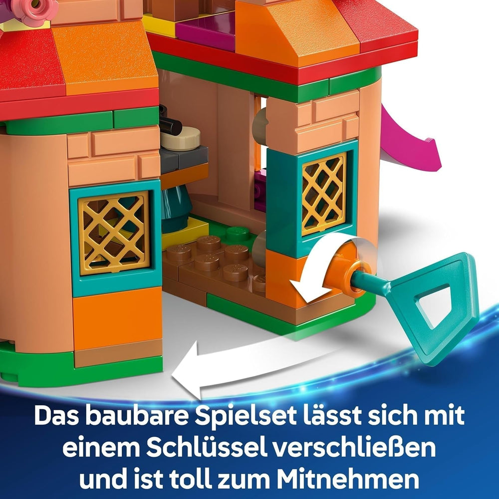 LEGO Ç€ Disney Encanto Mini House, construction toy for girls from 5 years, fantasy toy and construction set with Mirabel and Antonio Mini Dolls, a Capybara figure and key 43261 Construction sets Besuche den LEGO-Store