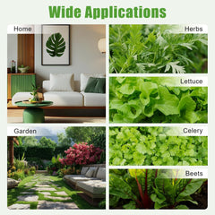 36 Planter Hydroponic Grow Kit, 100×50×30cm Hydroponic Grow Kit, Water Pump Hydroponic Grow System, PVC-U Soilless Plant Grow Systems