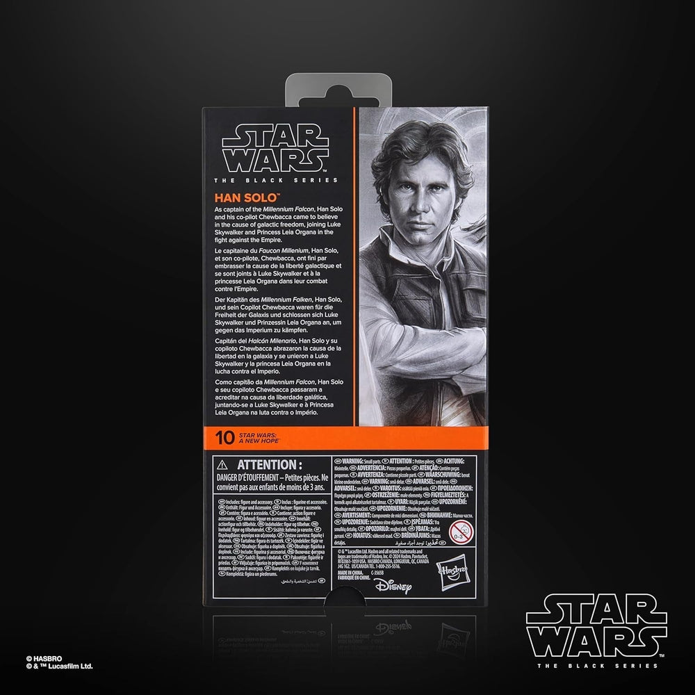 Star Wars The Black Series Han Solo, Star Wars: A Hope Premium Collectible Action Figure (15cm) Action figures Naty Shop