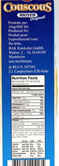 Couscous Moyen Original, 0.5 kg (pack of 4)