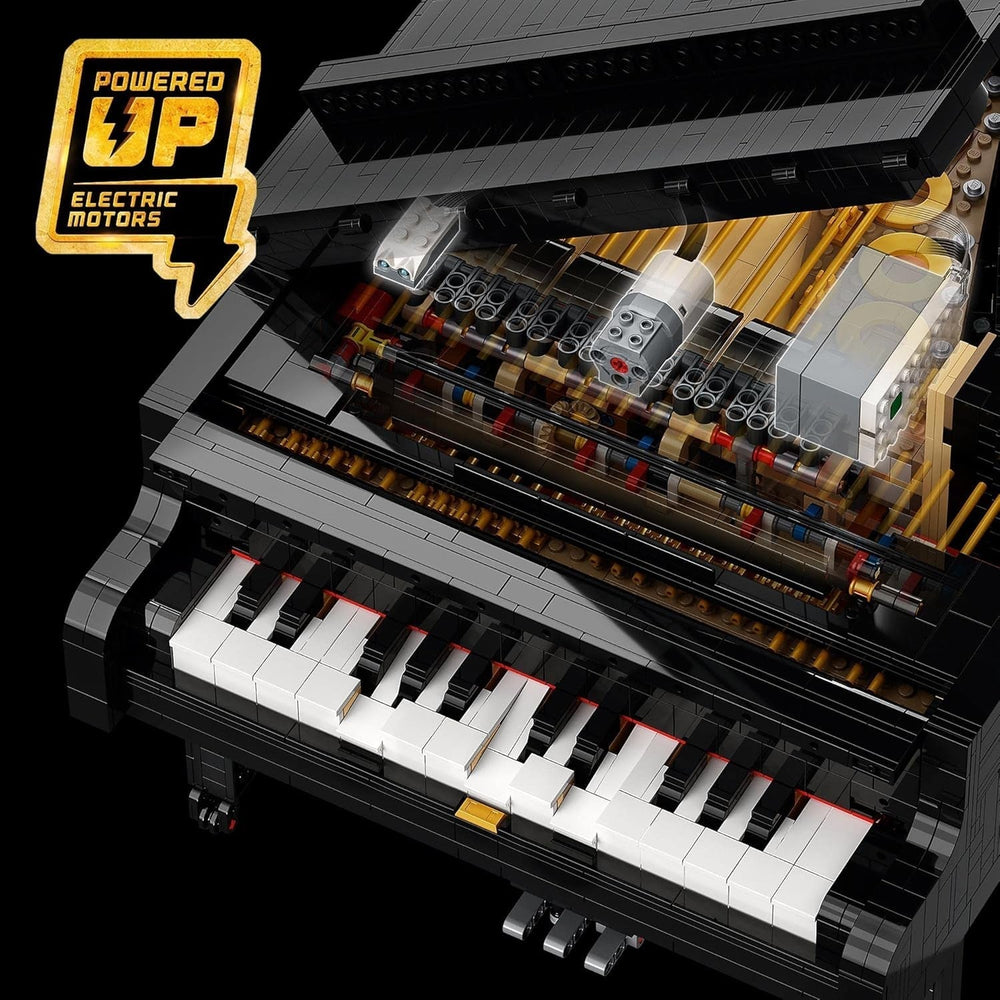 LEGO Ideas Concert Grand Piano (21323); Set de construcție; Propriul dvs. pian de concert; Proiect de modelare excelent pentru pianistul talentat, muzician, iubitor de muzică sau pasionat (3.662 piese) Seturi de constructie Besuche den LEGO-Store