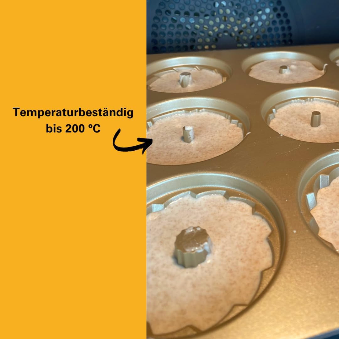 Birkmann, Contoura, Gugelhupfblech Violet, Backform Aus Aluguss, Mit Antihaftbeschichtung Und Rezept, 887077 Molds and trays for baking Naty Shop