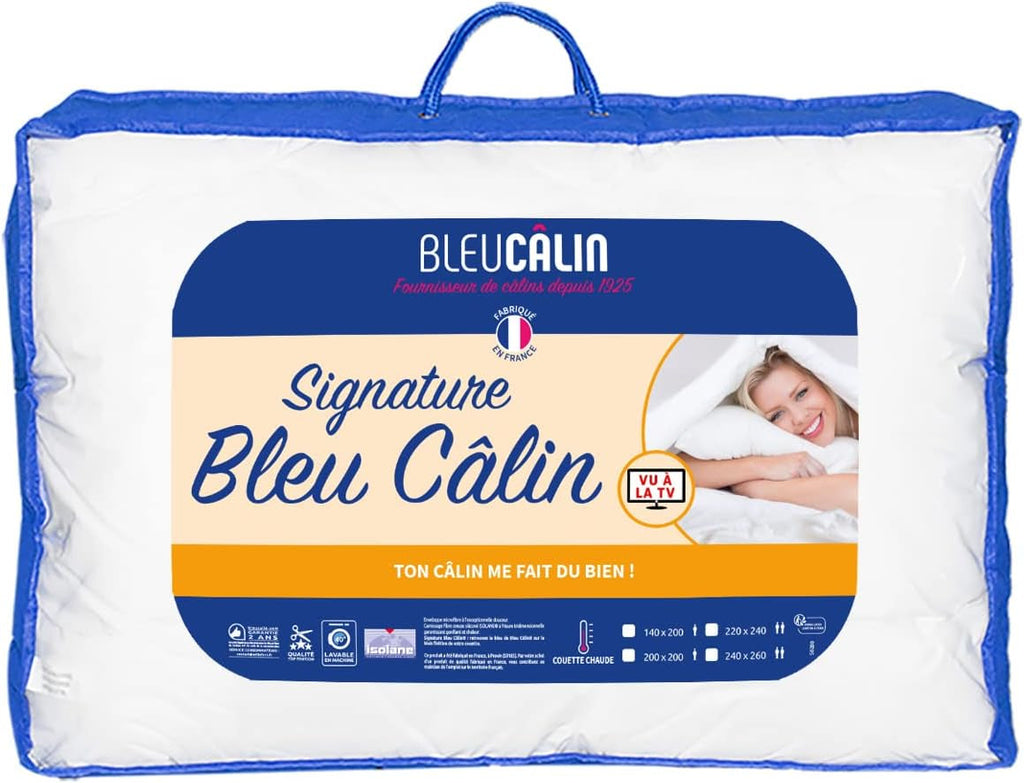 Bleu Câlin Plapumă caldă pentru 1 persoană "Gamme Signature", moale, husă din microfibră, 140 X 200 cm Plapumi si pilote Naty Shop