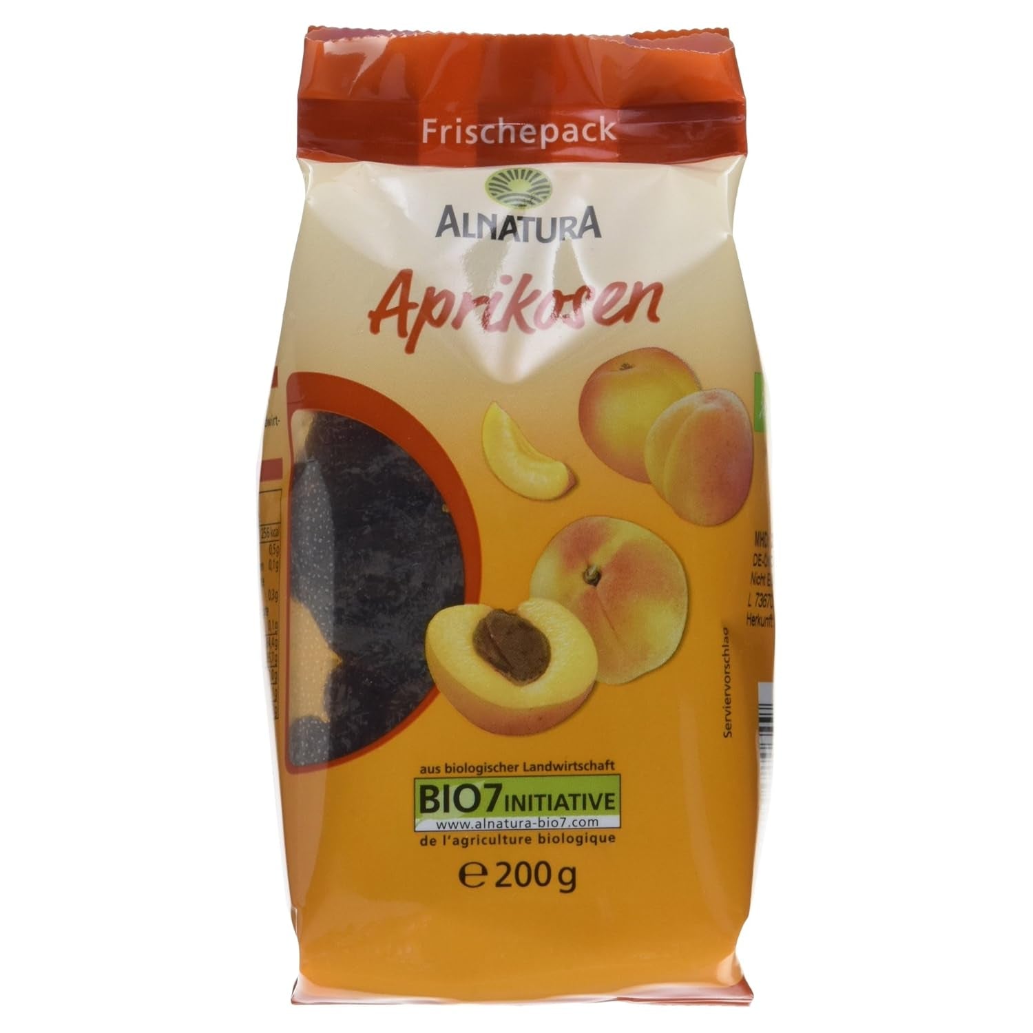 Caise organice uscate, fără sâmbure, 200g Produse deshidratate Naty Shop Titlu implicit
