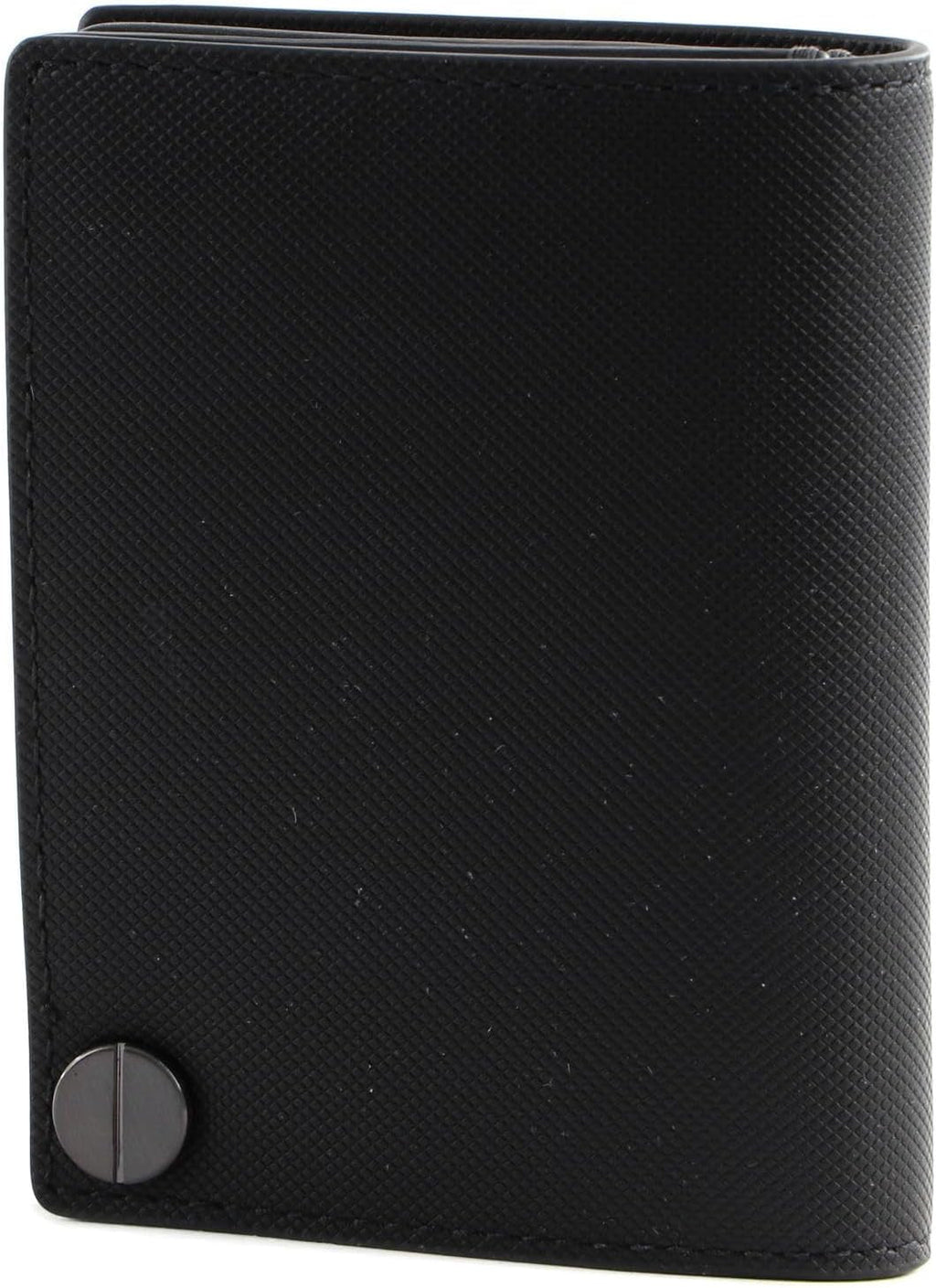 Calvin Klein CK CLEAN PQ COVERED CARDHOLDER Portofel pentru bărbați, negru (Ck Black), OS Portofel Barbati Naty Shop