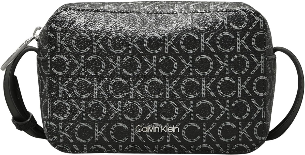 Calvin Klein damă geantă de umăr Ck Must Camera Bag Mono Klein, negru (Black Mono), mărime naturală Genti Femei Naty Shop Titlu implicit