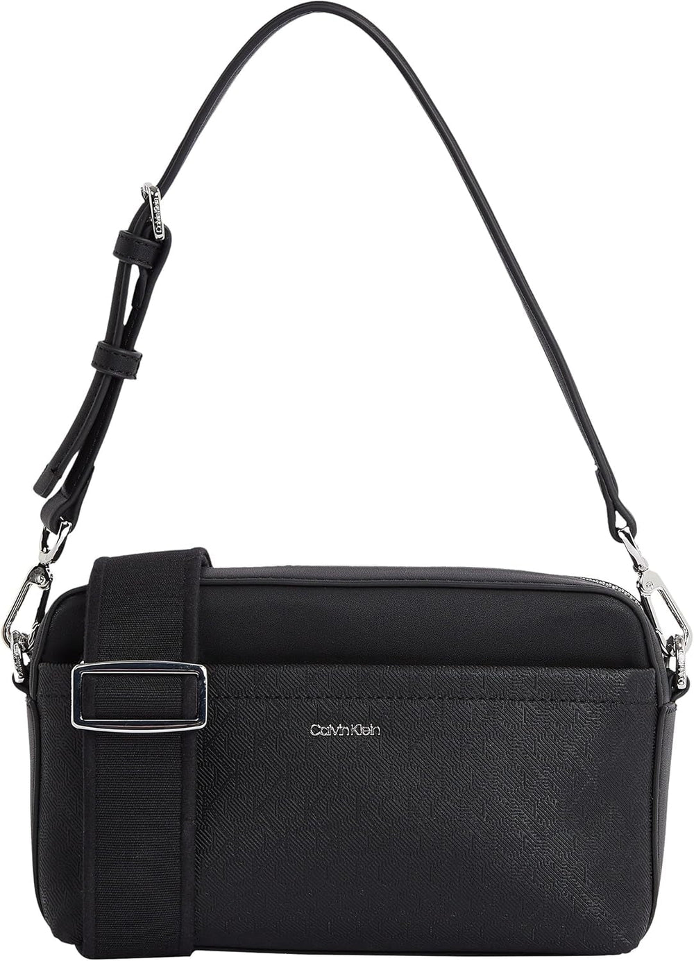 Calvin Klein geantă de umăr pentru femei Must Camera Bag Mono curea de umăr lată, Black (Ck Black), mărime naturală Genti Femei Naty Shop Titlu implicit