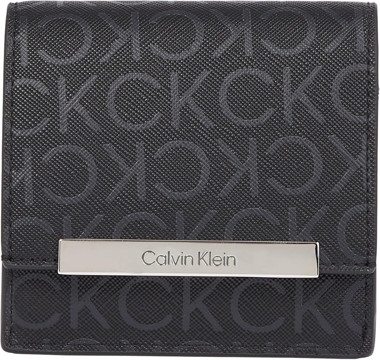 Calvin Klein K60k612443 Femeie Portofel Femei Naty Shop Negru (negru Monogram Pu) Os